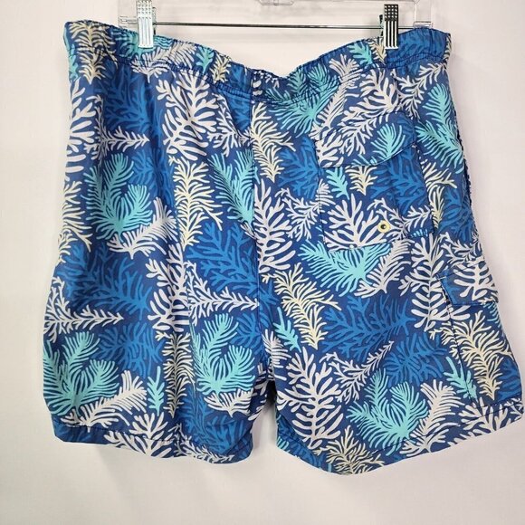 Tommy Bahama Relax Mens Blue Board Shorts Swim Trunks Liner Large - Picture 7 of 11